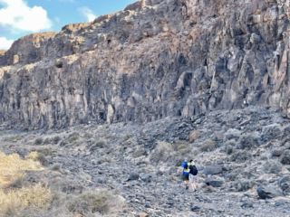 Barranco de la Torre, vom Puerto de la Torre nach Los Alares.