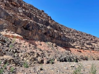 Ajuy, Palmenoase und Felsentor.